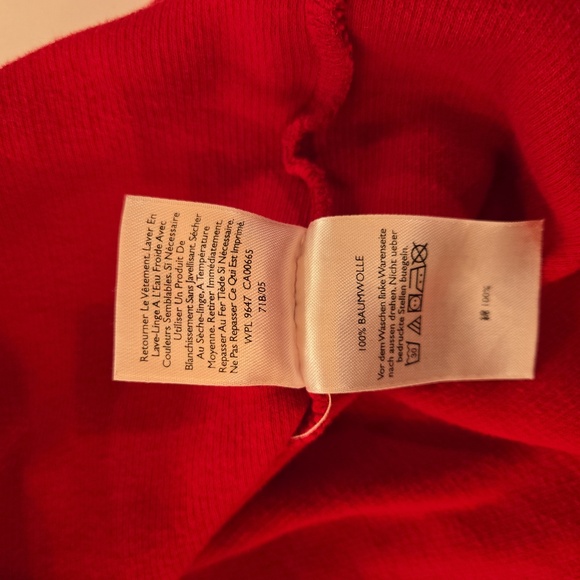 Eddie Bauer Mens Cotton 1/4 Zip Long Sleeve Pullover Knit  Sweater Red Size XL - Picture 11 of 11